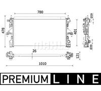 MAHLE CR 933 000P refrigeración agua y freón