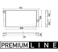 MAHLE CR 957 000P refrigeración agua y freón