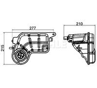 MAHLE CRT 20 000S - Depósito de compensación