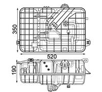 MAHLE CRT 235 000P Depósito compensación, refrigerante