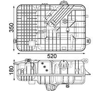 MAHLE CRT 236 000P BEHR PREMIUM Line - Depósito de compensación