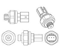 MAHLE Druckschalter, Klimaanlage ASE10000P