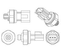 MAHLE Druckschalter, Klimaanlage ASE11000P