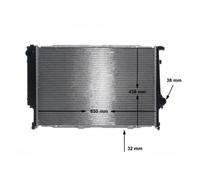 MAHLE Enfriador de Agua para BMW 8er 5er E31 850iCi 840i 850 840 E34 540i V8