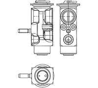 MAHLE Expansionsventil, Klimaanlage AVE114000P