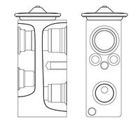 MAHLE Expansionsventil, Klimaanlage AVE3000S