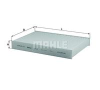 MAHLE Filter, Innenraumluft LA87
