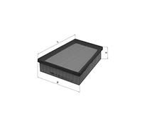 Mahle Filter LX2631 Filtro De Aire
