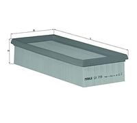 Mahle Filter LX719 Filtro De Aire