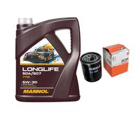 Mahle Filtro 5L mannol Longlife 504/507 5W-30 para Mitsubishi COLT VI Z3 _ A