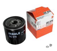 MAHLE Filtro Aceite Con Pestillo Plegable para Dacia Lodgy 1.5 DCI Duster Dokker