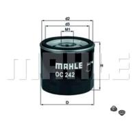 MAHLE Filtro Con Pestillo Plegable para Opel Astra G Cc 1.7 Td 2.0 16V OPC