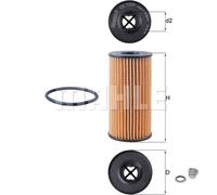 MAHLE Filtro Con Pestillo Plegable para Renault Mégane IV Grandtour 1.5 Azul