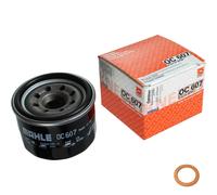 MAHLE Filtro de Aceite Con Junta Apto para Smart Fortwo Cabrio 451 1.0 Oc 607