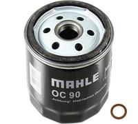 MAHLE Filtro De Aceite Con Junta Para Opel Astra G CC 1.6 16V 1.4 Corsa B 1.4i