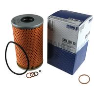 Mahle Filtro De Aceite Con Junta Para Vauxhall Omega (B) Sedán 2.5 TD Opel
