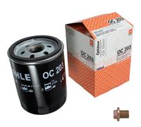 MAHLE Filtro de Aceite Con Pestillo Plegable para Ford Añoj VII Familiar 1.8 Td