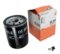 MAHLE Filtro De Aceite Con Tornillo De Cierre Para Ford Escort VI Sedán 1.8 D