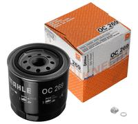 MAHLE Filtro De Aceite Con Tornillo De Cierre Para Honda Accord VI 2.0 Turbo DI