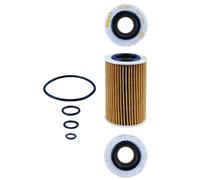 MAHLE Filtro de aceite motor Cartucho filtrante con juntas OX 260D Compatible con VW CRAFTER 30-35 Autobús 2E, MERCEDES-BENZ SLK R171, AUDI Q3 8UB, 8UG