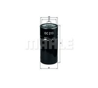 Mahle Filtro De Aceite OC 213 Compatible Para Porsche 911 Targa 3.6 Carrera 3.8