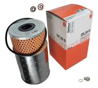 MAHLE Filtro De Aceite Para Mercedes T1 Caja 602 310 2.3 Con Tapa De Cierre