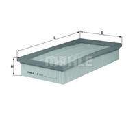 MAHLE Filtro de Aire Elementos Filtro Apto para Fiat Stilo 1.6 16V LX 1073