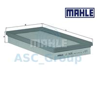 MAHLE Filtro de Aire Insertar OEM Recambio de Calidad (Motor Admisión) LX 1625