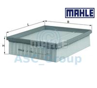 MAHLE Filtro de Aire Insertar OEM Recambio de Calidad (Motor Admisión) LX 1968