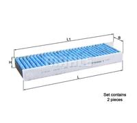 MAHLE Filtro Habitáculo Carbón Activo para Citroën Berlingo Opel Grandland X