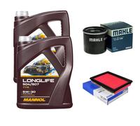 Mahle Inspección Set 10L Mannol LONGLIFE 504/507 5W-30 Para Nissan Juke F15