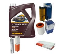 Mahle Inspección Set 5L Mannol LONGLIFE 504/507 5W-30 Para Mini Mini R56
