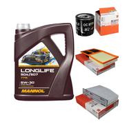 Mahle Inspección Set 5L Mannol LONGLIFE 504/507 5W-30 Para Seat Toledo III 5P2