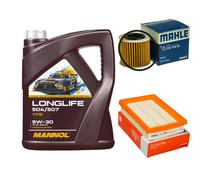 Mahle Inspección Set 5L Mannol Longlife 504/507 5W-30 Para Toyota Prius PHV