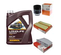 Mahle Inspección Set 5L Mannol LONGLIFE 504/507 5W-30 Para VW Tiguan 5N 1.4