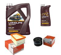 Mannol 7715 SAE 5W-30 Longlife Aceite VW 504.00/507.00 ,MB 229.51 ,4x1 de Litro