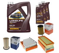 Mahle Inspección Set 8L Mannol Longlife 504/507 5W-30 Para VW Caddy IV Kombi