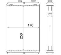 MAHLE Intercambiador De Calor Para Peugeot Expert Kasten 2.0 HDI 130 807