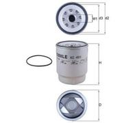 MAHLE KC 491D Filtro combustible Filtro de Combustible para VOLVO FH Filtro