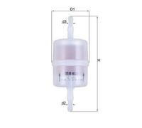 MAHLE KL 1022 Filtro combustible Filtro de Combustible adecuado para PEUGEOT 404