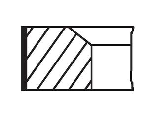 MAHLE Kolbenringsatz 021RS101120N0