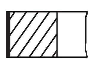 MAHLE Kolbenringsatz 040RS100120N1