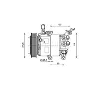 MAHLE Kompressor, Klimaanlage ACP1458000P
