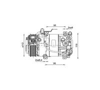MAHLE Kompressor, Klimaanlage ACP1462000P
