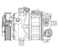 MAHLE Kompressor, Klimaanlage ACP637000P