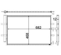 MAHLE Kondensator, Klimaanlage AC32000P
