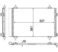 MAHLE Kondensator, Klimaanlage AC554000P