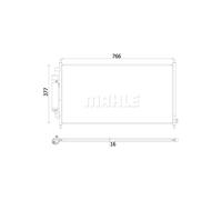 MAHLE Kondensator, Klimaanlage AC928000S