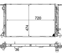 MAHLE Kühler, Motorkühlung CR1134000S