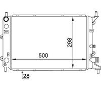 MAHLE Kühler, Motorkühlung CR377000S
